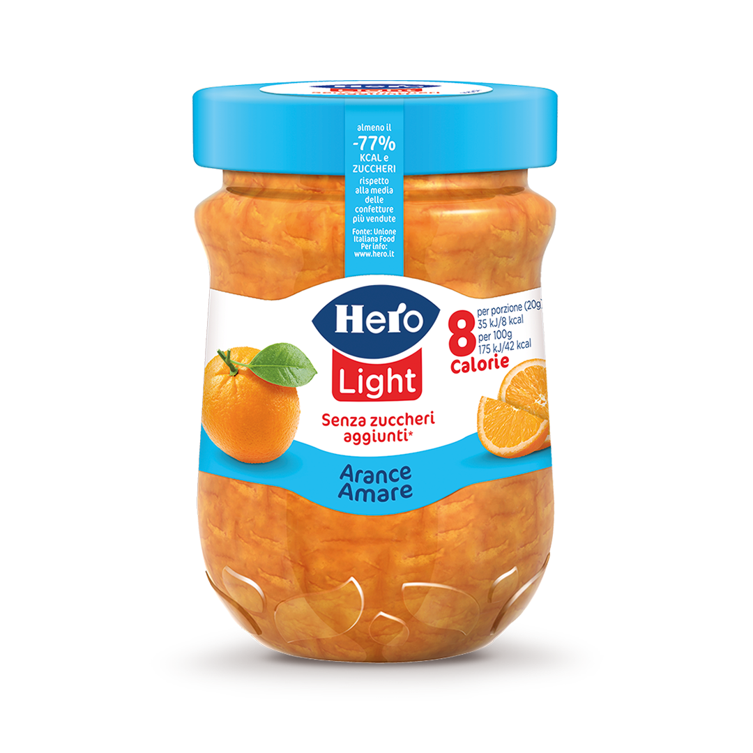 Marmellata Hero Light Arance Amare