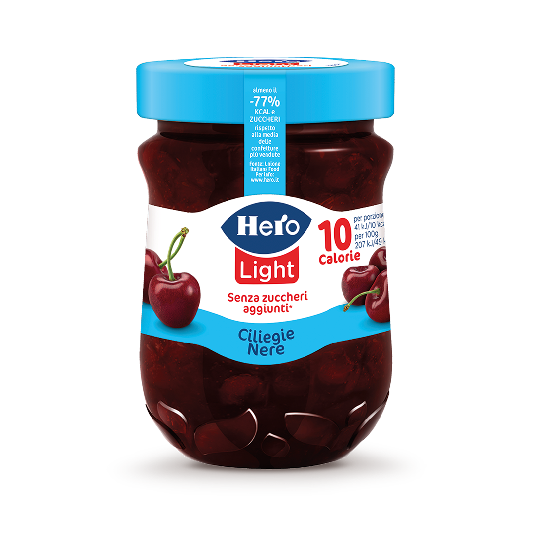Confettura Hero Light Ciliegie Nere