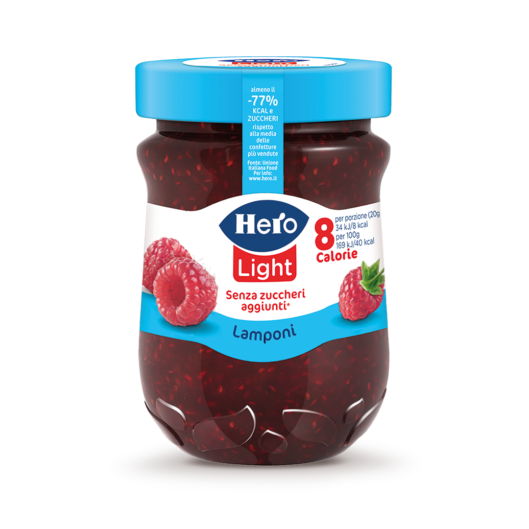 Confettura Hero Light Lamponi