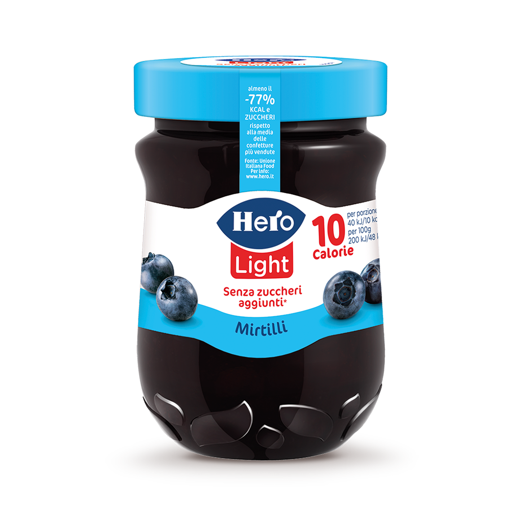 Confettura Hero Light Mirtilli