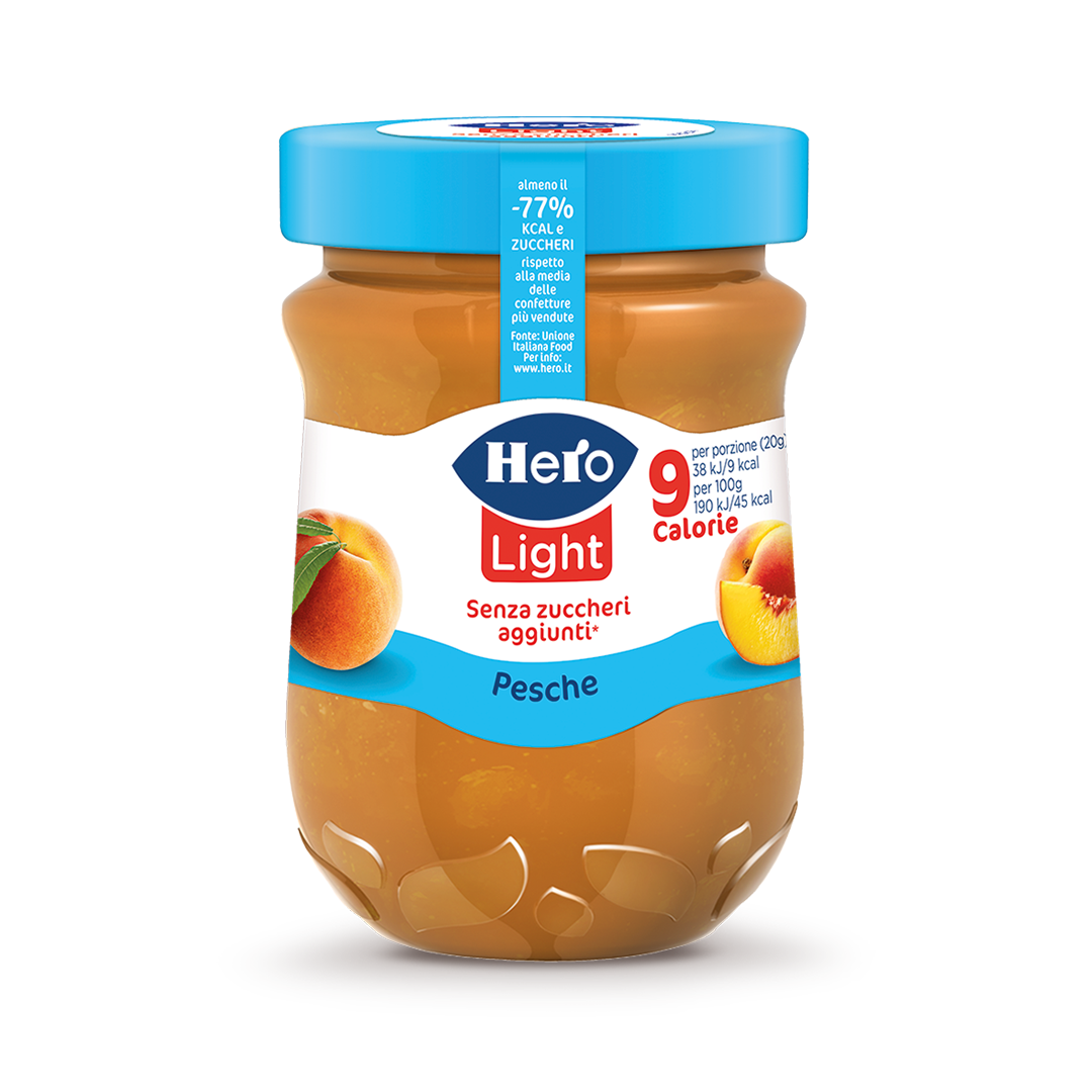 Confettura Hero Light Pesche