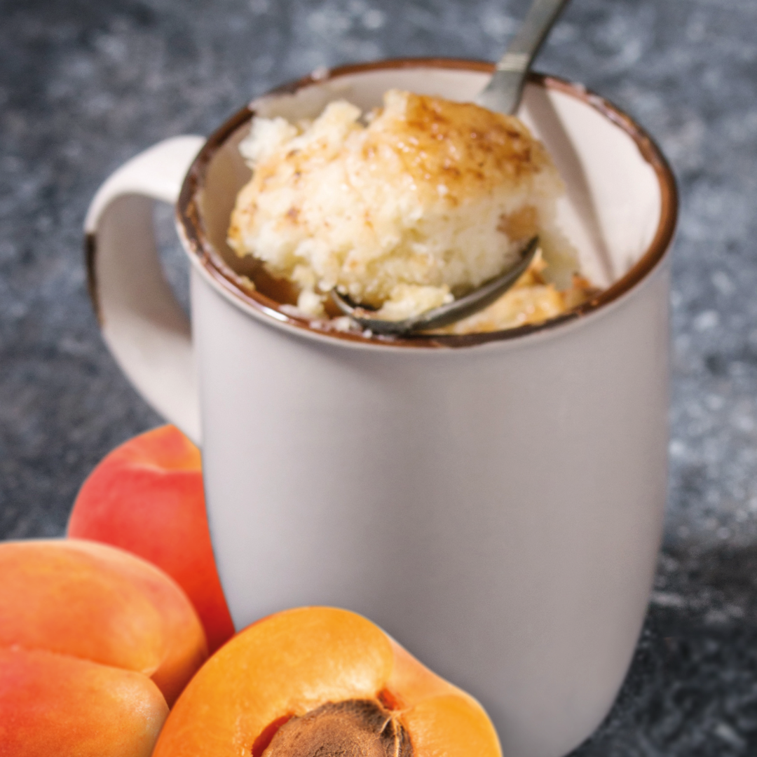 Mug cake con confettura Hero Albicocche di Stagione