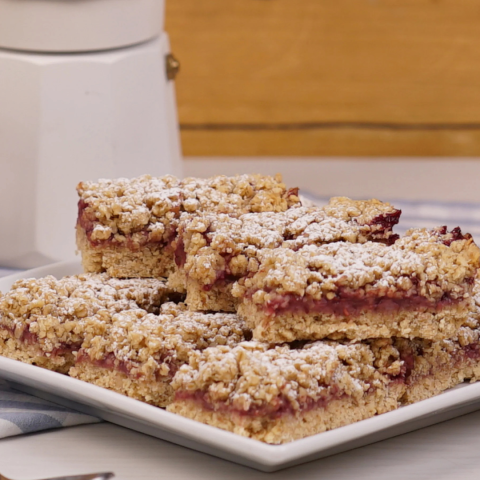Barrette di fiocchi di avena e confettura Hero Light Lamponi